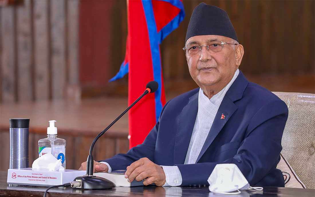 ओली पुनः प्रधानमन्त्रीमा नियुक्त